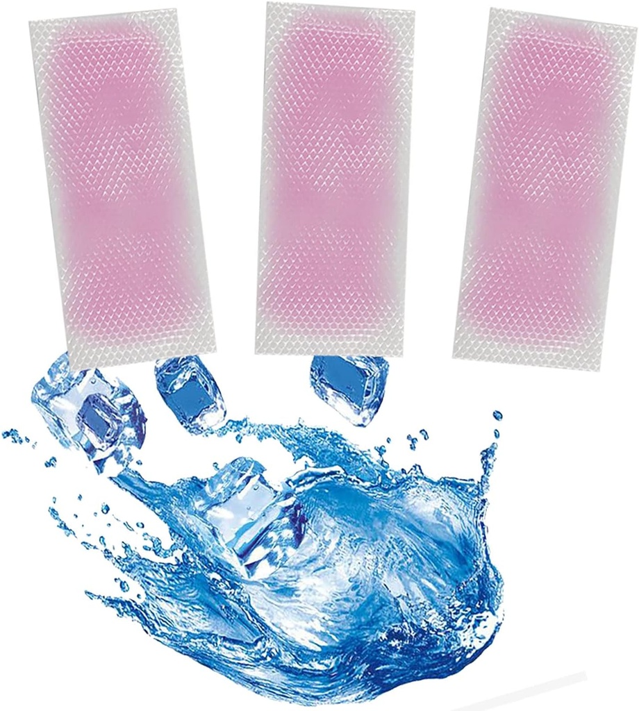40 Vellen Koorts Koelende Gel Patches, Koelende Voorhoofd Strips Koelende Gel Sheet voor Relieve Hoofdpijn, Tandpijn, Draagheid, vermoeidheid, verfrissend, Sunstroke(Strawberry)