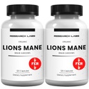 Onderzoek Labs Biologische Leeuwen Mane Supplement Capsules, 2 Fer 1 Ad - 240 Capsules w/Patent LitropaneTM Immune System Booster Nootrope Hersenen Ondersteuning Mushroom Supplement. 10X Uitpakken vergelijkbaar 18000mg