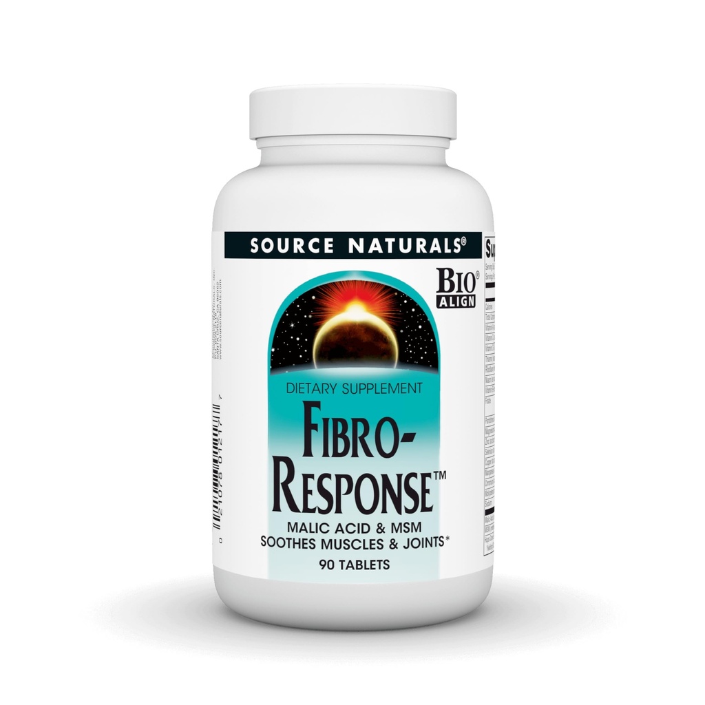 Bron Naturals Fibro-Respons Bio-Aligned Malic Acid & MSM, 90 tabletten