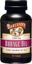 Barlean's Borage Oil Supplements, Cold Pressed Pure Borage Seed Oil Supplement Softgels for Men and Women, 1000 mg GLA Fatty Acids, 60 Count