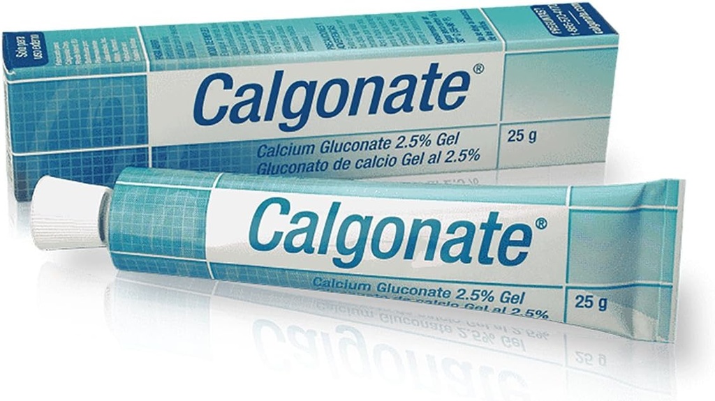 2,5% Calcium Gluconaat Hydrofluorzuur Neutraliseren Gel 25G Tube - 1 Pack