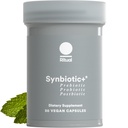 Ritual Synbiotic+ Probiotic, Prebiotic, Postbiotic, 3-in-1 Supplement voor Gut Health en Digestieve Ondersteuning, Regularity, Bloat, Immune, Vegan Vertraagd-Verlaten Dagelijkse Capsule, Vrouwen en Mannen, 30 Dagen
