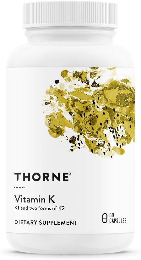 Thorne Research - 3-K Complete - Vitaminen K1 en K2 voor hart en bot ondersteuning - 60 capsules