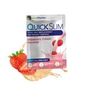 Quick Slim High Protein Weight Loss Shakes for Women & Men, Complete Meal Replacement Powder, Low Carb Diet Shakes, Intermitterende Vasting, Keto, Glutenvrij (1 portie, aardbeiencrème)