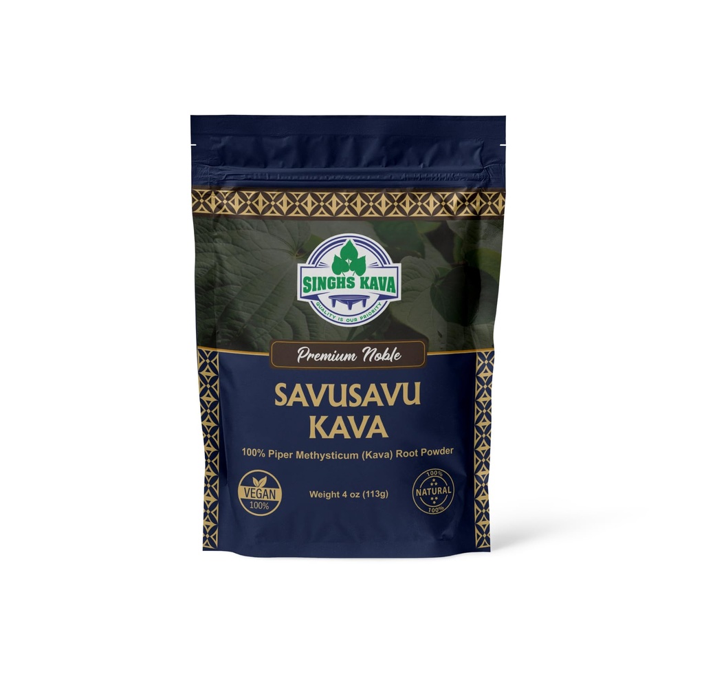 SINGHS Premium Quality Noble Fiji Kava - SAVUSAVU KAVA (16oz)