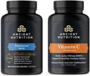 Ancient Nutrition Multi Immune Capsules, 90 Tel + Vitamine C + Probiotica Capsules, 60 Tellen