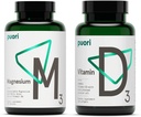 Puori vitamine D3 en Magnesium Zink Supplement bundel voor gezonde spierfunctie, bot gezondheid, Immuun ondersteuning en calcium-uptake- non-GMO en glutenvrije