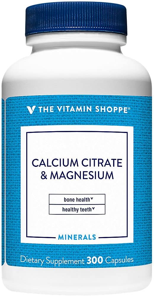 Calciumcitraat en magnesium (300 capsules) door The Vitamine Shoppe