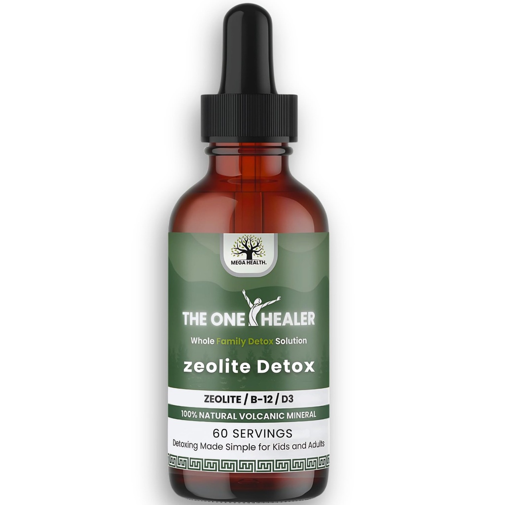 The One Healer - Zeoliet Detox voor Kid en volwassenen Puur Zeoliet Drops voor Heavy Metal 