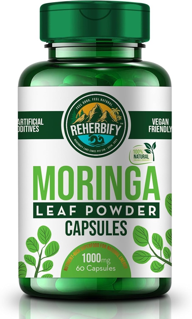Moringa Capsules by ReHerbify 