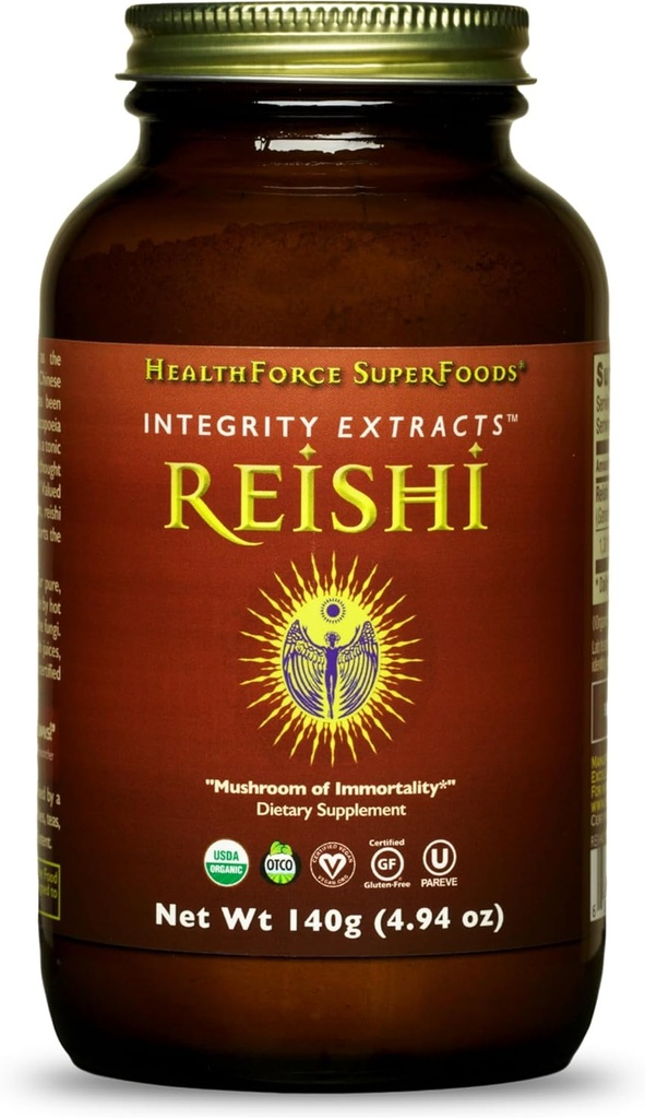 HealthForce SuperFoods Integriteit Extracten Reishi - Poeder - 140 Gram