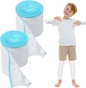 2 Rolls Wet Wraps Bandage for Eczema 3,54' x 1,97 yd Wet Wrap Therapy for Eczema Treatment for Adults Kids(Blue)