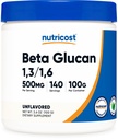 Nutricost Beta Glucon Poeder 100 Gram - 1,3/1,6 - Niet GGO