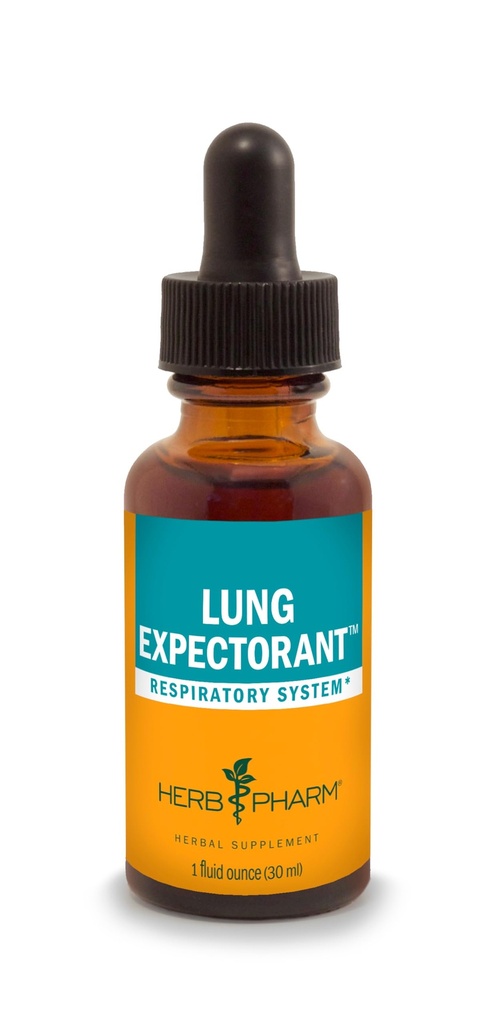 Herb Pharm Lung Expectorant Liquid Herbal Formule ter ondersteuning van respiratoire immuunrespons - 1 Ounce (Pack of 1)