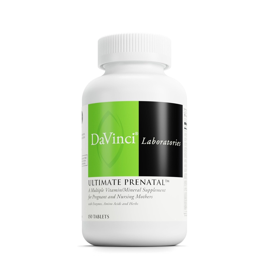 DaVinci Labs Ultimate Prenatal - Voedingssupplement voor zwangere vrouwen en verplegers moeders te ondersteunen gezonde zwangerschap en borstvoeding* - Met vitamines, mineralen, aminozuren en meer - 150 tabletten