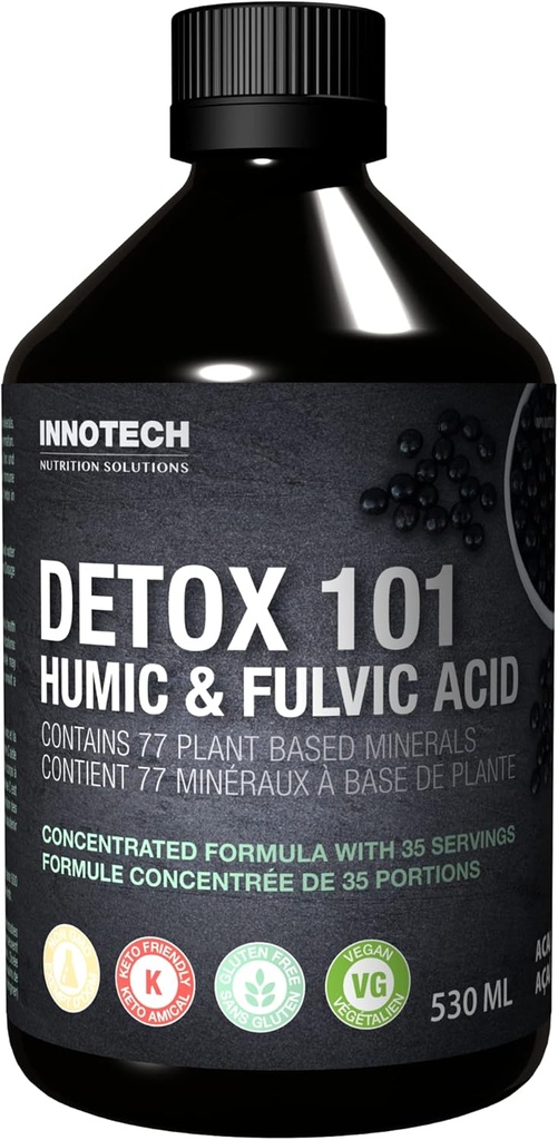 INNOTECH Nutrition: Detox 101 met Humic en Fulvinezuur, Acai Green Tea- 500ml