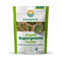 Verbazingwekkend gras Super Greens Booster: Greens Powder Smoothie Mix met Spirulina, Moringa, Tarwegras & Kale Smoothie Booster, Chlorofyl Providing Greens, 30 porties