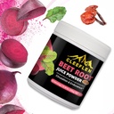Generieke CLEEFLEN Biologische Rode bietenpoeder: Suikervrij, zeer geconcentreerd supplement ideaal voor bodybuilding, circulatie en uithoudingsvermogen, verpakt met superfood voordelen