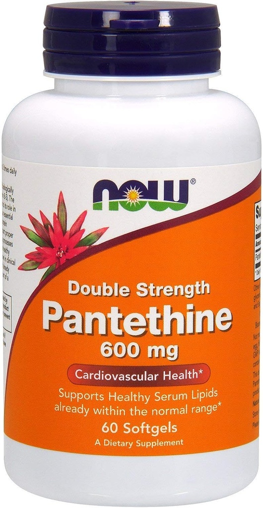 Pantetine, 600 mg, 60 SGELS by Now Foods (pack of 4)