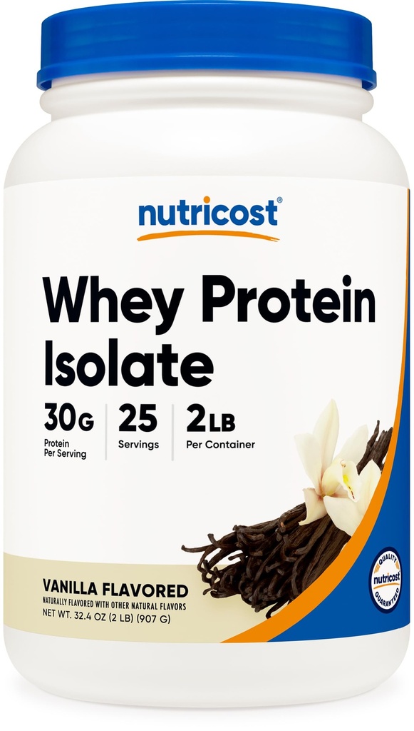 Nutricost Wei Proteïne Isolaat Poeder (Vanilla) 2LBS