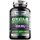Iron Labs Nutrition: Cycle Support Plus NAC (N-Acetyl-L-Cysteine) - Nier- en leverondersteuning Supplement - On Cycle Support Supplements for Men - N Acetyl L Cysteine and Milk Thistle (120 Capsules)