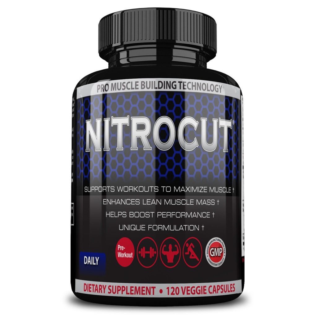 Pre Workout Supplement -120 Capsules - Nitric Oxide Supplementen - l arginine - l citrulline - Premium Ingrediënten - Verhoog de bloedstroom - Boost Spiergroei
