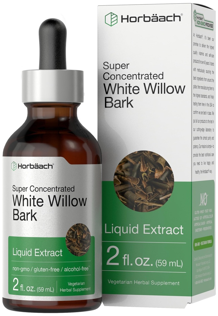 Horbäach White Willow Bark Extract Tinctuur 2 Fl oz 