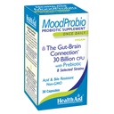 HealthAid MoodProbio 30 Ct, 30 Miljard CFU met Prebiotica, 8 Geselecteerde Strains, eenmaal daags, Acid & Bile Resistant, Gluten, Zuivel, en GGO-vrij, Veganistisch