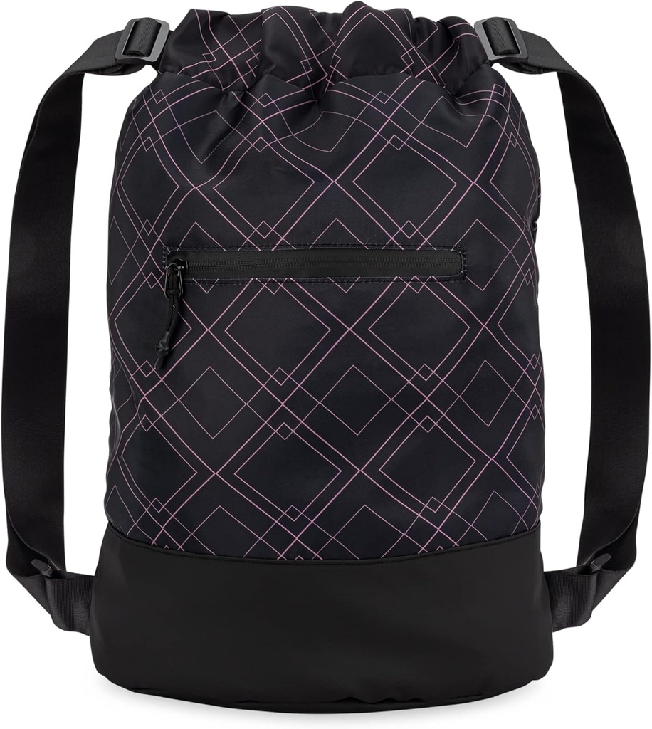 Flex Cinch Trekkoord Gymtas voor vrouwen met Grafische Designs 