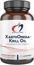 Designs for Health XanthOmega - Krill Oil with 12mg Astaxanthine - Antioxidant, Fosfolipiden + EPA/DHA Omega 3 - Cardiovasculair, Skin + Eye Health Supplement (120 Softgels)