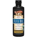 Barleans biologische Lignan Omega 3 Vlaszaad Olie Liquid Supplement voor mannen en vrouwen, koude pers Vlas Zaden, 7230mg ALA vetzuur, Veganistisch en Glutenvrij, 16 oz