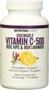 NutritionWorks Vitamine C Kauwbaar, Ondersteunt Immune System, Krachtige Antioxidanten, 50 porties