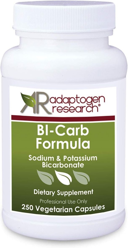 Natriumbicarbonaat- en kaliumbicarbonaatcapsules - Bi-Carb formule 250 vegetarische capsules
