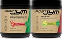 JYM Pre Workout, Post Workout, en BCAA Muscle Building Supplementen bundel met Pre JYM Powder, Post JYM Active Matrix, 30 Servers Elk