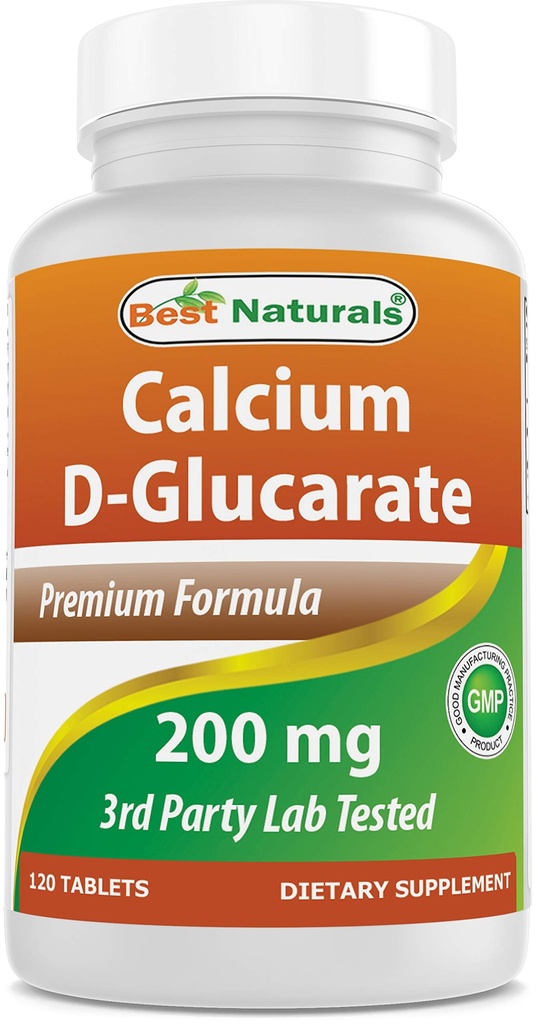 Best Naturals Calcium D-Glucaraat 200 mg 120 tabletten
