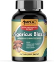 Agaricus Blazei Mushroom Extract - Immune Boost, Balanced Levels, Adaptogene Eigenschappen 90 Capsules