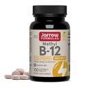 Jarrow Formules Extra sterkte Methyl B-12, Dieetsupplement voor cellulaire energieproductie, 100 citroen-gearomatiseerde kauwtabletten, Tot een 100 dagen levering