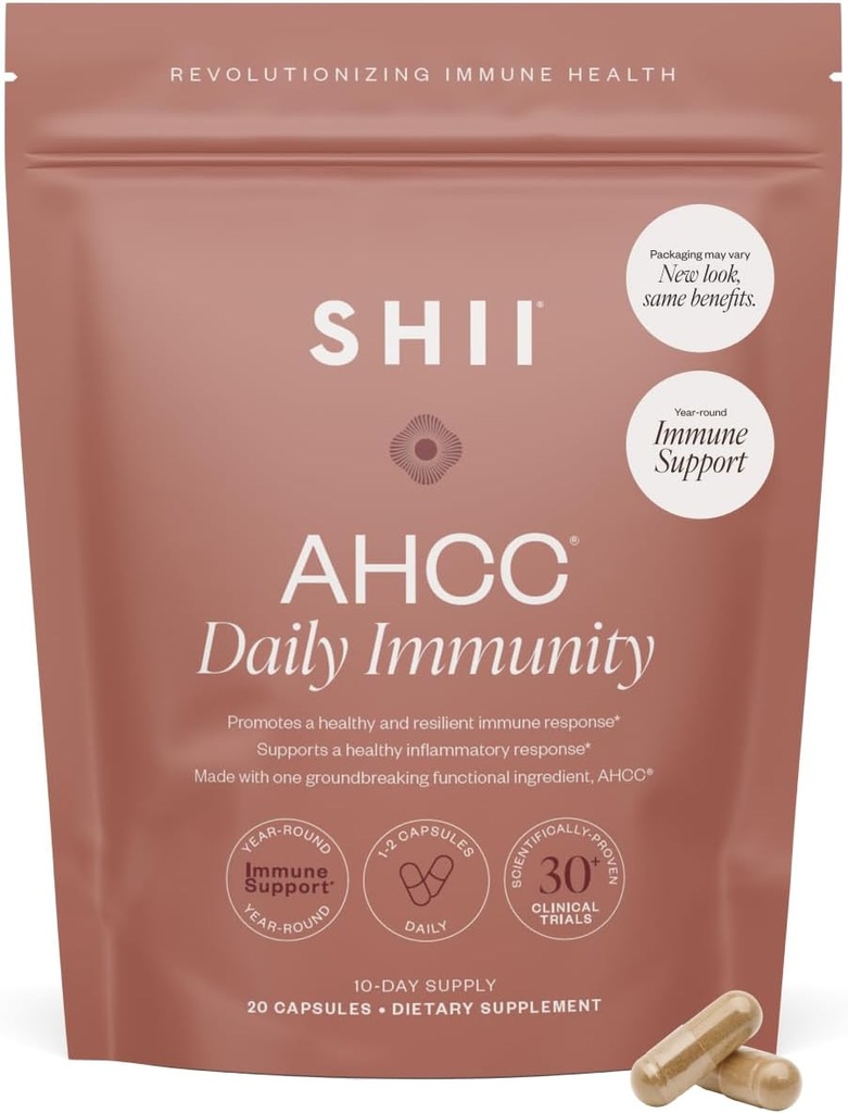 SHII AHCC Dagelijkse Immuniteit, 10-Days Supply 