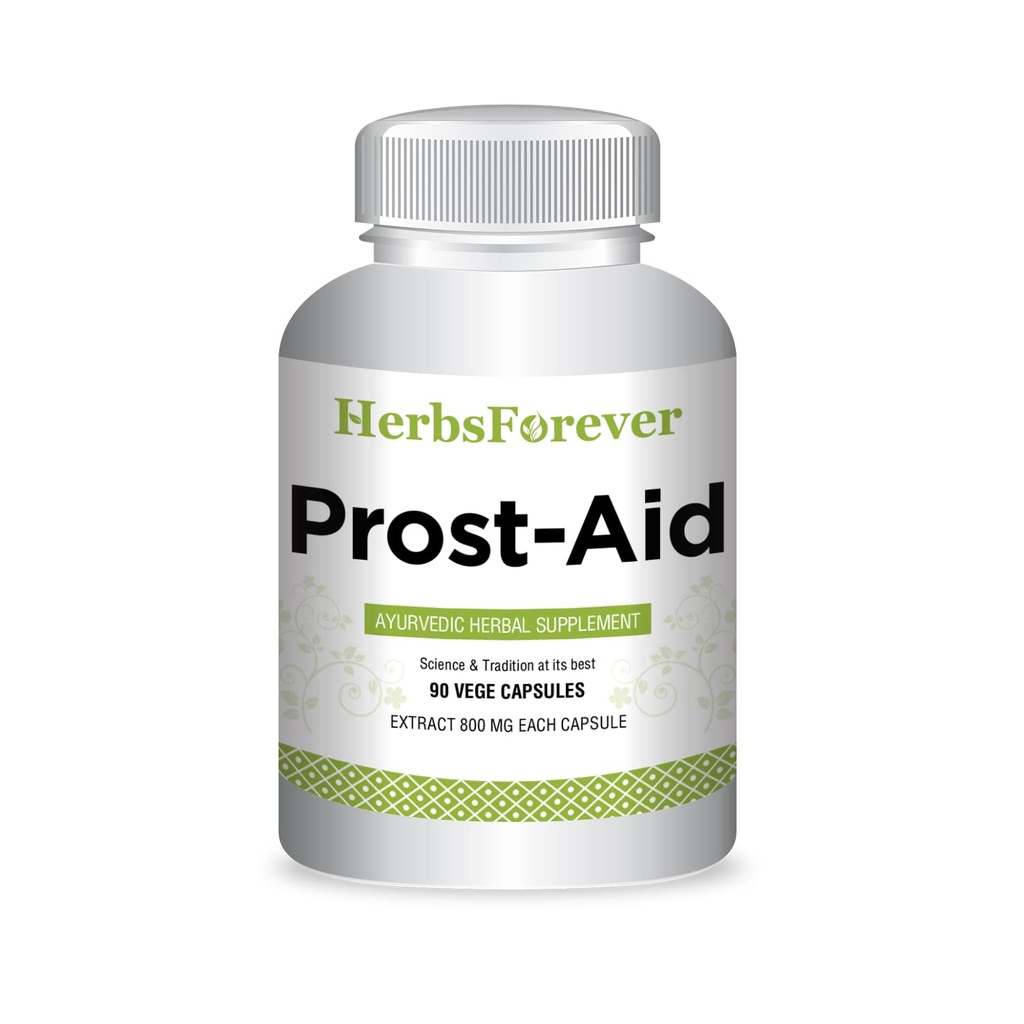 Herbsforever Prostaid Ayurvedische kruidensupplement voor mannen Wellness 