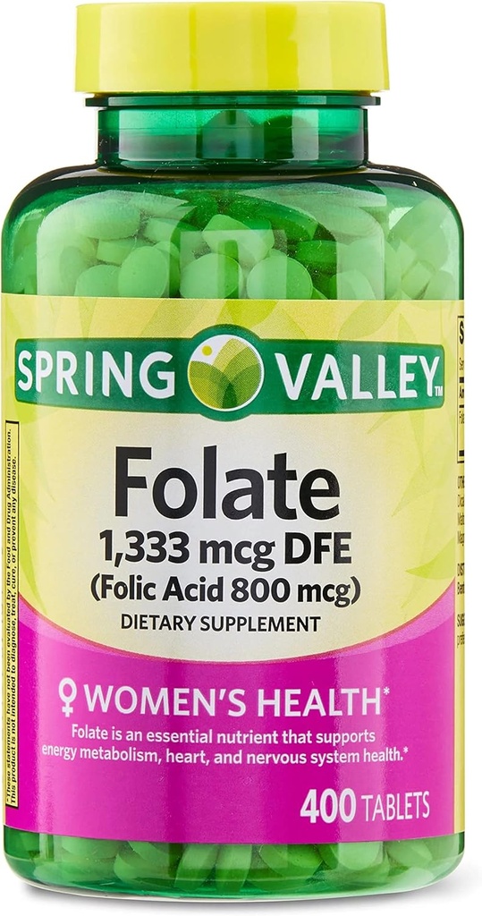 jogi Folate Dieetsupplement, 1.333 mcg, Bottle of 400 Tablets 400 Tel.