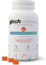 Glitch Gummies voor droge ogen Blauw licht verdediging Vegan, Sugar Free Zeaxanthine en Lutein Gummies voor ogen Supplement voor volwassenen en senioren (60 Telling - 1 Fles)