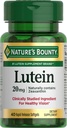 Nature's Bounty Lutein Pillen, Eye Health Supplementen en Vitaminen, Ondersteuning Vision Health, 20 mg, 40 Softgels