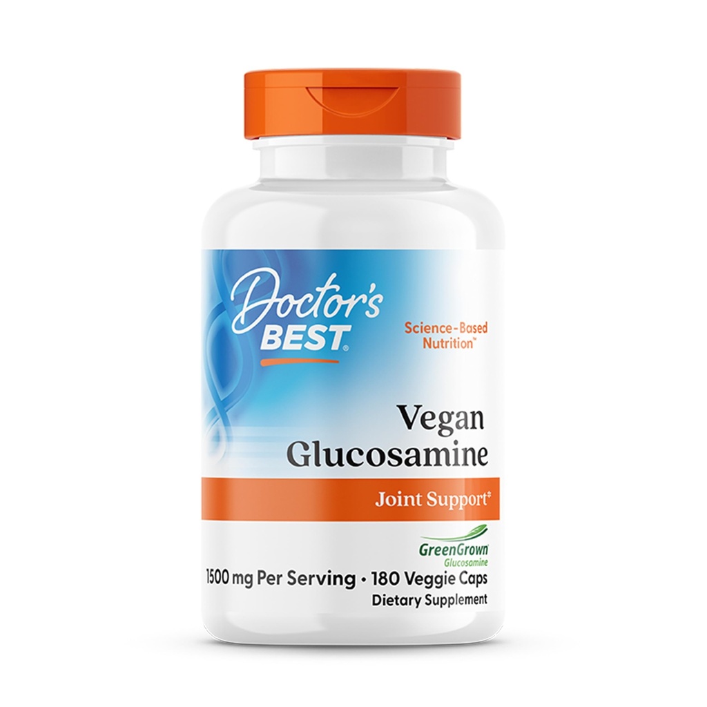 Arts's Best Vegan Glucosamine Sulfate, Gezamenlijke Ondersteuning, Non-GMO, Veganist, Glutenvrij, Sojavrij, 750 mg 180 Veggie Caps