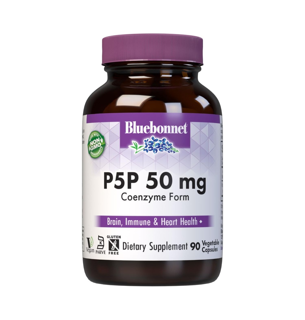 Bluebonnet Nutrition - CellularActive P-5-P 50mg - 90 Vegetarische Capsules