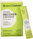 Kurkuma Curcumin Recover Powder - Blueberry Lime, 14ct Box - 400mg Geoptimaliseerde Curcumin, Granaatappel, Rode Graaf - Helpt Verminderen Occasional Moeheid 