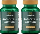 Swanson vrouwen anti-stress formule (Lactium) - helpt tegen stress, bevordert ontspanning en slaap ondersteuning - (60 capsules, 167 mg) 1 Pack (2 Pack)