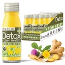Greenhouse Juice Detox Wellness Shots Biologische Immunity Shots Juice Liver Health Wellness + Anti-Inflammatory met Ginseng, Milk Thistle en Dandelion Vegan & Gluten-Free (2 Oz, Pack van 12)