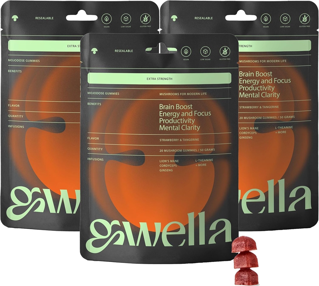 Gwella Focus Gummies met Lion