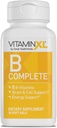 VitaminXL B Complete is een volledig spectrum B complex gemaakt met B1, B5, B6, B12, Biotin, Niacin, Riboflavine, en Folaat, ook met Choline en inositol (30 Zachte Gels, 30 Servers)
