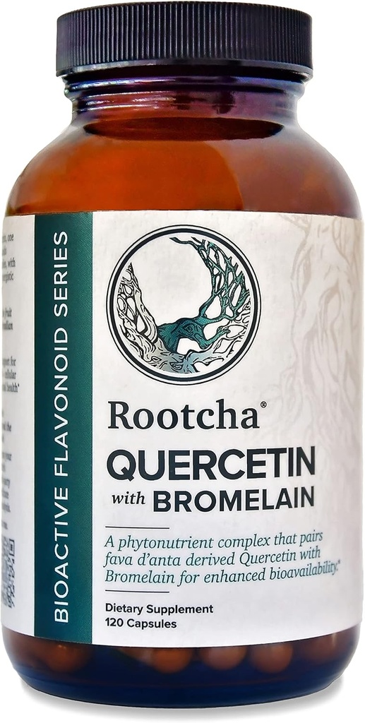 Quercetine met bromelaïne - Bioactieve Fava d'anta Afgeleide quercetine met 2400 GDU/g Bromelaine 120 Capsules
